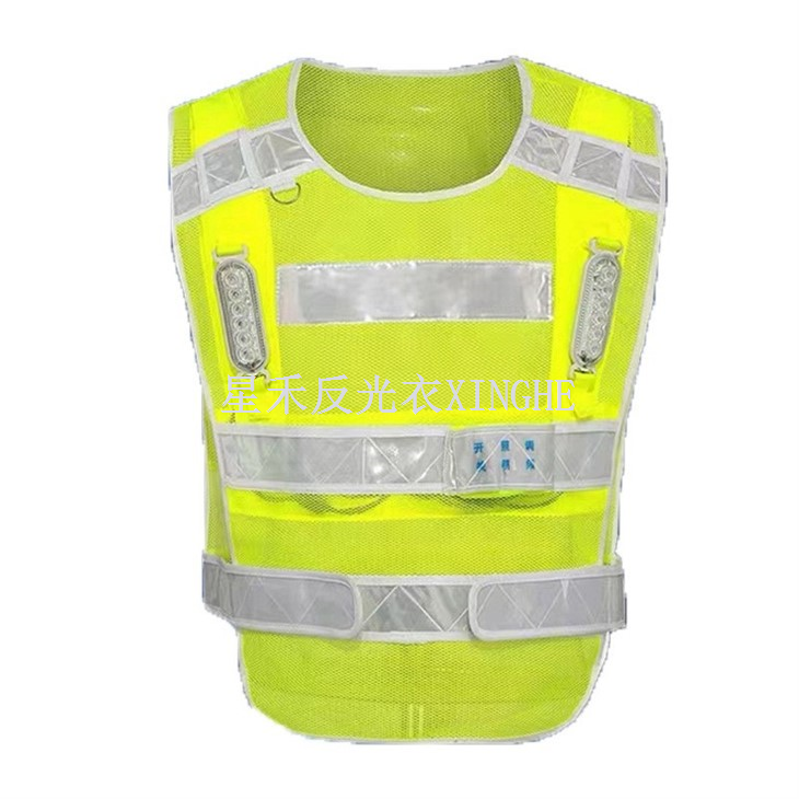 LED-Sicherheitsreflektionsweste mit verbesserter Sichtbarkeit