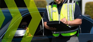 Neue Verkehrspolizei-Reflektorweste im Stil, Bild und Preis