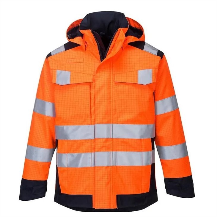 Reflektierende Sicherheits-Winterjacke für Arbeitskleidung