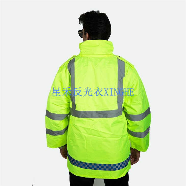 Reflektierende Winter-Bomberjacke mit hoher Sichtbarkeit