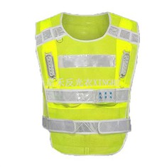 LED-Sicherheitsreflektionsweste mit verbesserter Sichtbarkeit