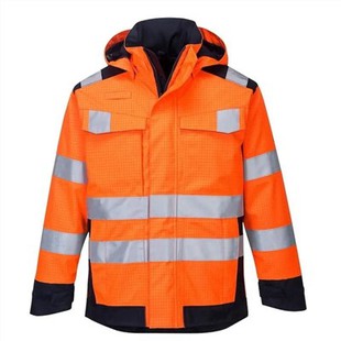 Reflektierende Sicherheits-Winterjacke für Arbeitskleidung