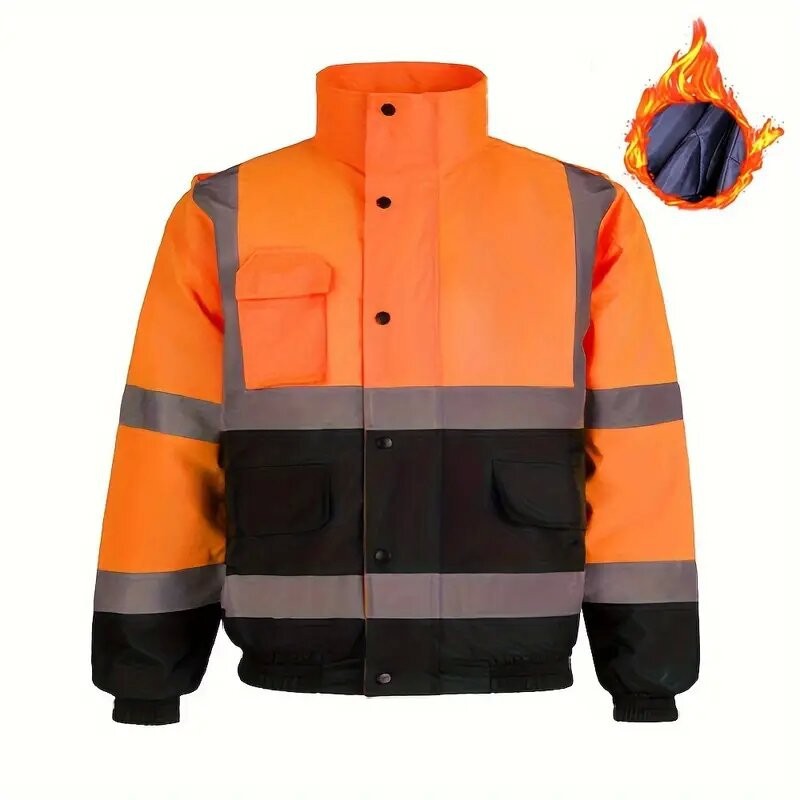 Warnschutzjacke mit hoher Sichtbarkeit