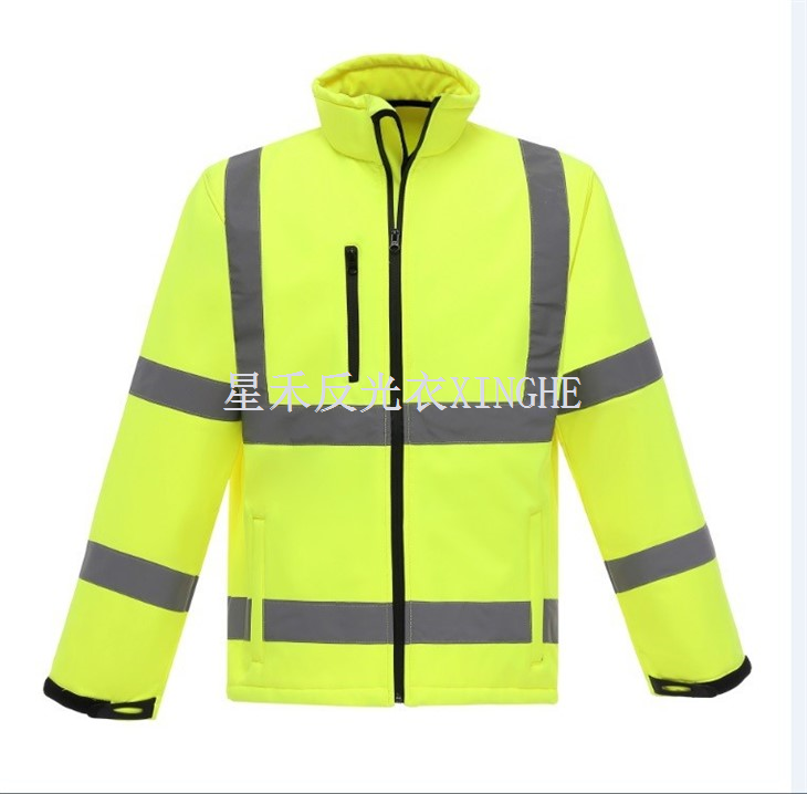 Reflektierende Jacke aus Polarfleece