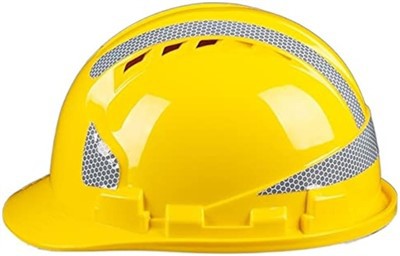 Gelber ABS-Bauschutzhelm