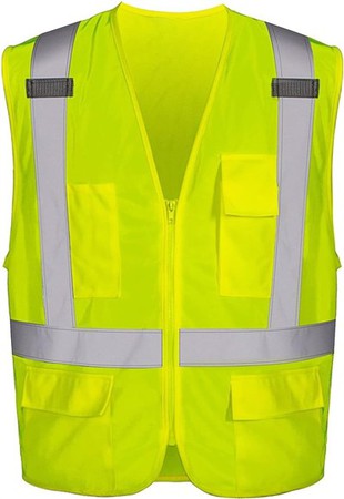 Fluoreszierende gelbe Sicherheitsweste