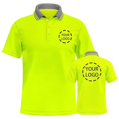 Reflektierendes Poloshirt mit Logo
